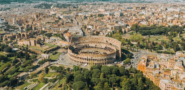 Colosseum panoramic view